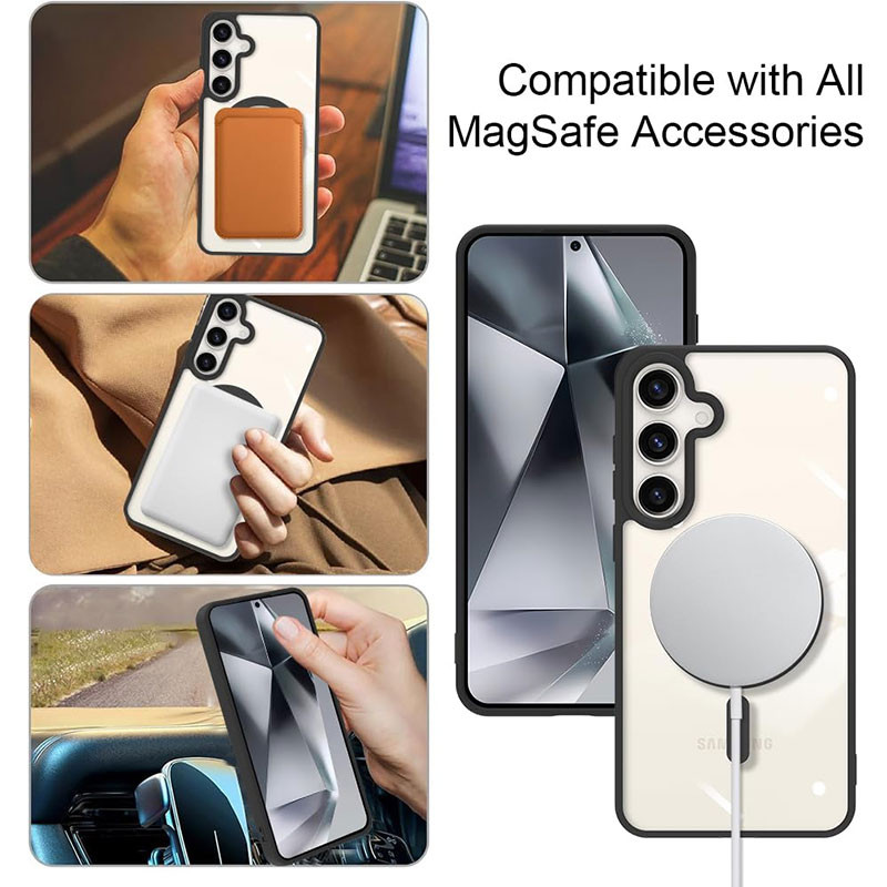 کاور مسیر مدل Silicone Magnetic Magsafe مناسب برای گوشی موبایل سامسونگ Galaxy A54