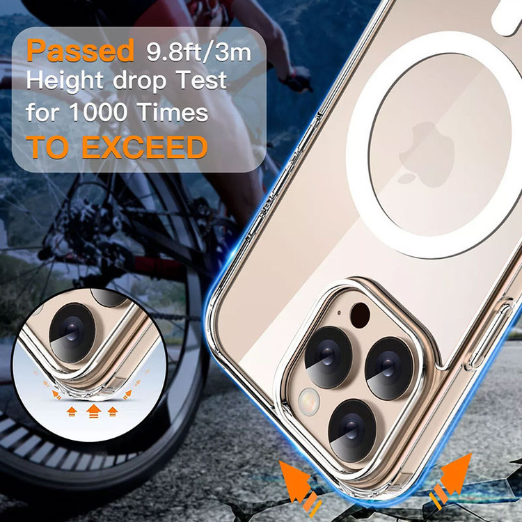 کاور مسیر مدل Clear Magnetic Magsafe مناسب برای گوشی موبایل اپل Iphone 16 Pro Max
