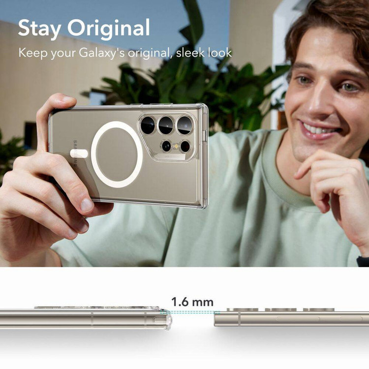 کاور بادی قاب مدل magsafe مناسب برای گوشی موبایل سامسونگ Galaxy S24 ULTRA