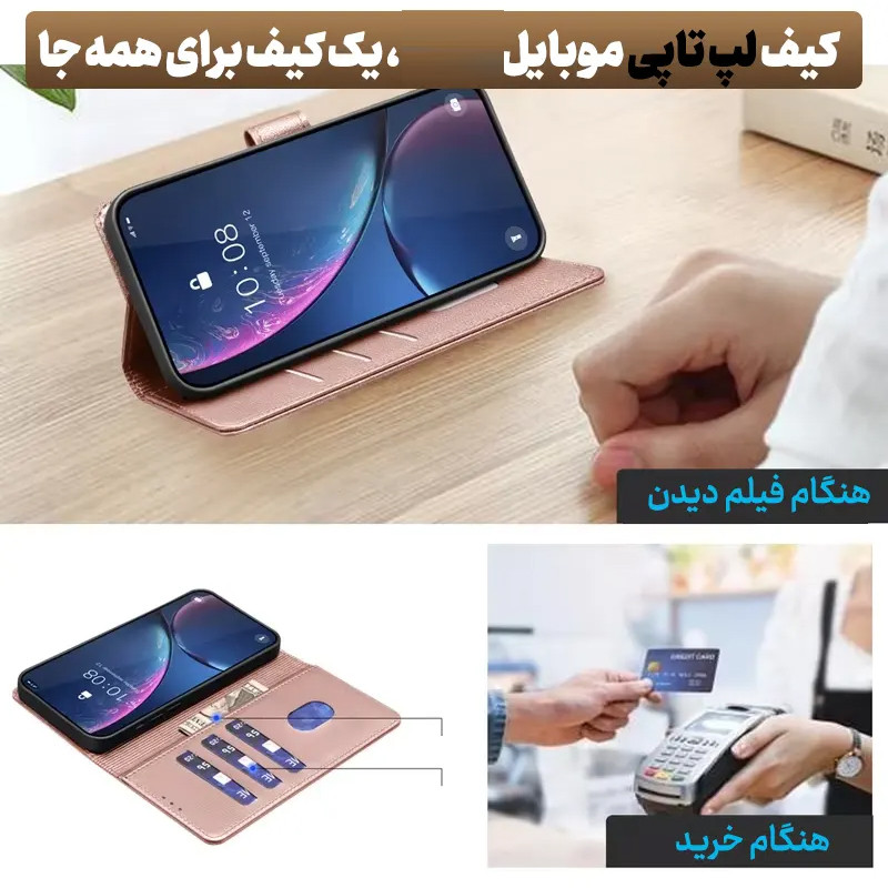 کیف کلاسوری طرح Liberto مناسب برای گوشی موبایل شیائومی Redmi Note 14 Pro 4G