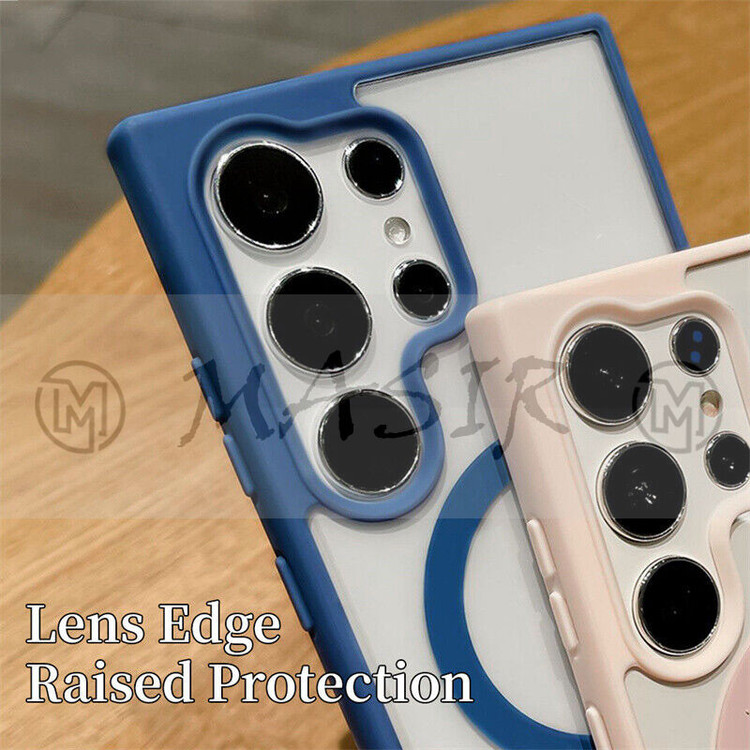 کاور مسیر مدل Silicone Magnetic Magsafe مناسب برای گوشی موبایل سامسونگ Galaxy S23 Ultra