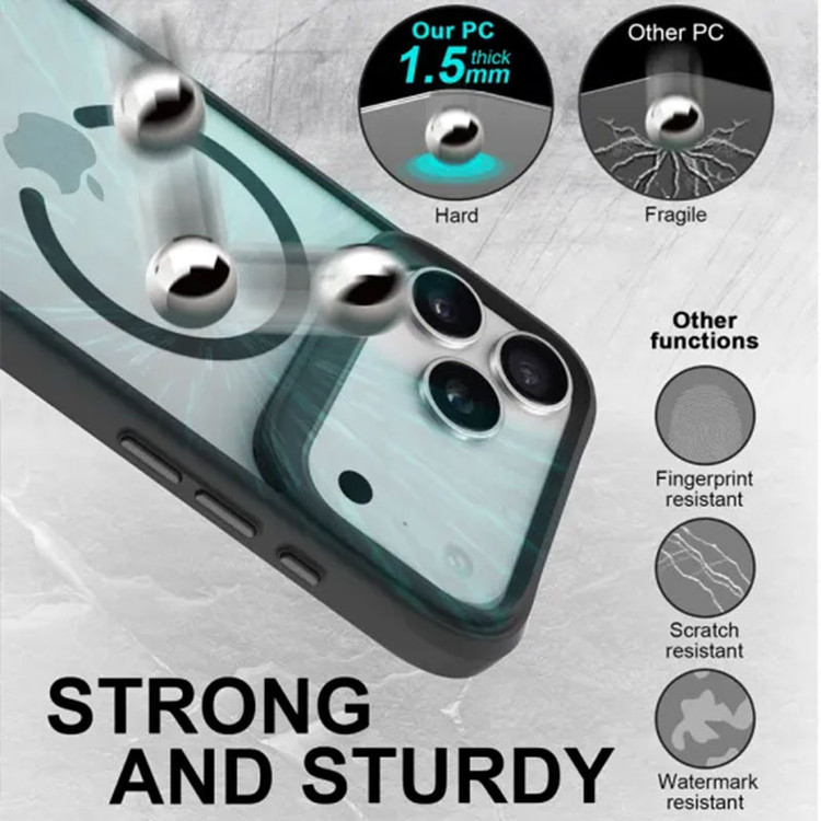 کاور مسیر مدل Silicon Magnetic Mgsf مناسب برای گوشی موبایل اپل iPhone 17 Pro