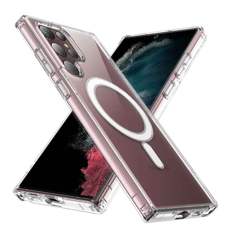کاور مگ سیف مسیر مدل MGS-CL مناسب برای گوشی موبایل سامسونگ Galaxy S22 Ultra