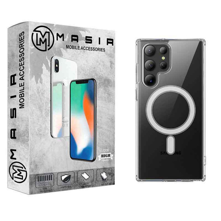 کاور مگ سیف مسیر مدل MGS-CL مناسب برای گوشی موبایل سامسونگ Galaxy S22 Ultra