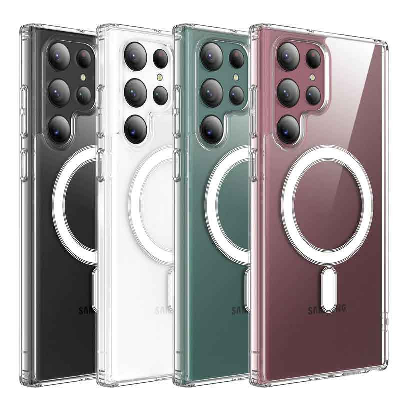 کاور مگ سیف مسیر مدل MGS-CL مناسب برای گوشی موبایل سامسونگ Galaxy S22 Ultra
