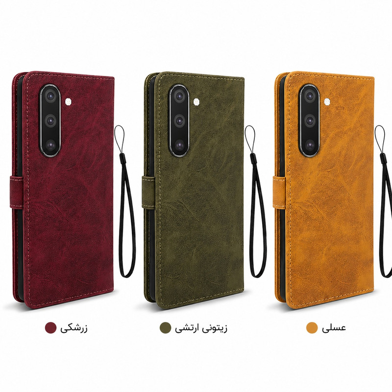 کیف کلاسوری گاردتک اساک مدل Prime مناسب برای گوشی موبایل سامسونگ Galaxy Note 10 Plus به همراه بندآویز