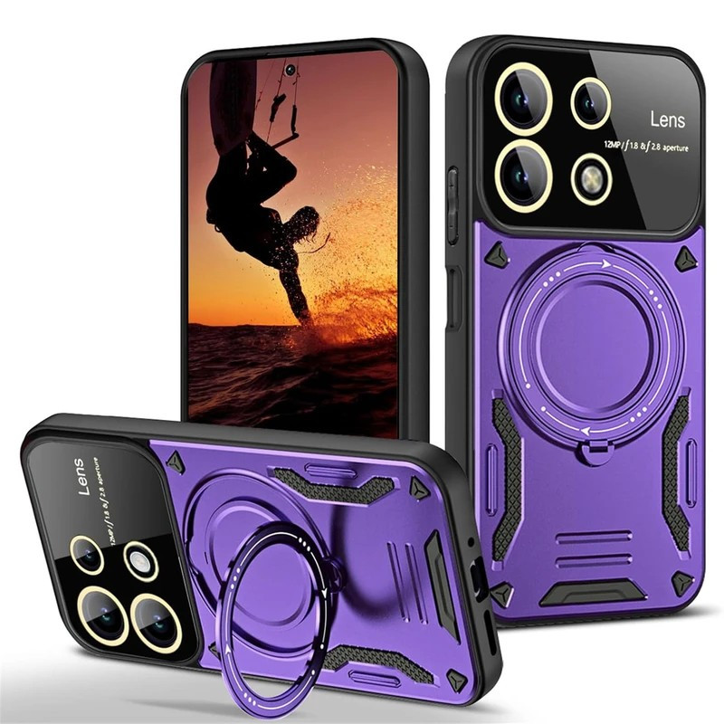 کاور گاردتک مدل Hybrid Armor مناسب برای گوشی موبایل شیائومی Redmi Note 13 Pro 5G/Poco X6 به همراه بند