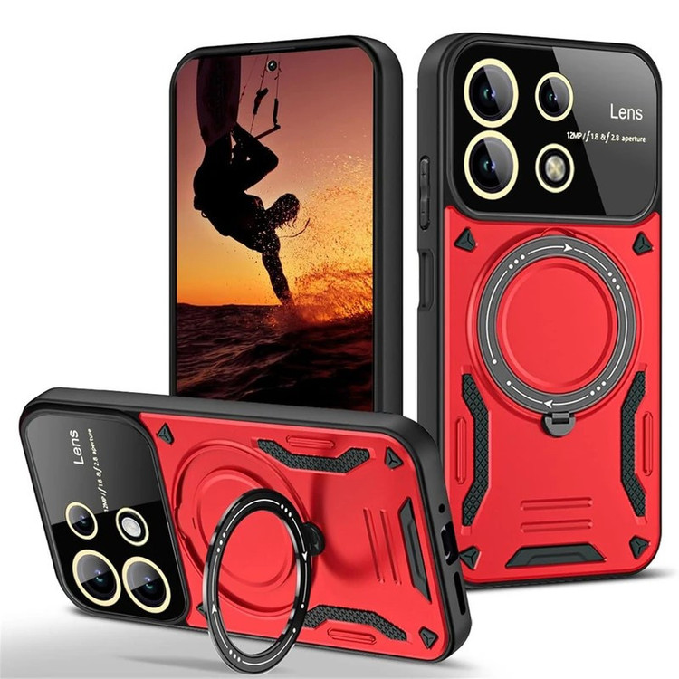 کاور گاردتک مدل Hybrid Armor مناسب برای گوشی موبایل شیائومی Redmi Note 13 Pro 5G/Poco X6 به همراه بند
