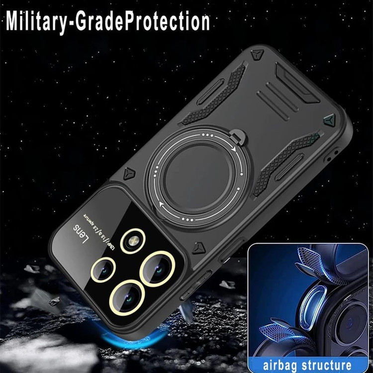 کاور گاردتک مدل Hybrid Armor مناسب برای گوشی موبایل شیائومی Redmi Note 13 Pro 5G/Poco X6 به همراه بند