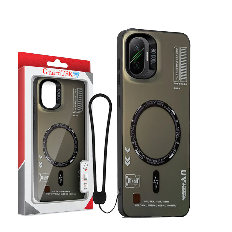 کاور گاردتک اساک مدل SoCool_Strap مناسب برای گوشی موبایل شیائومی Poco F7 به همراه بند آویز