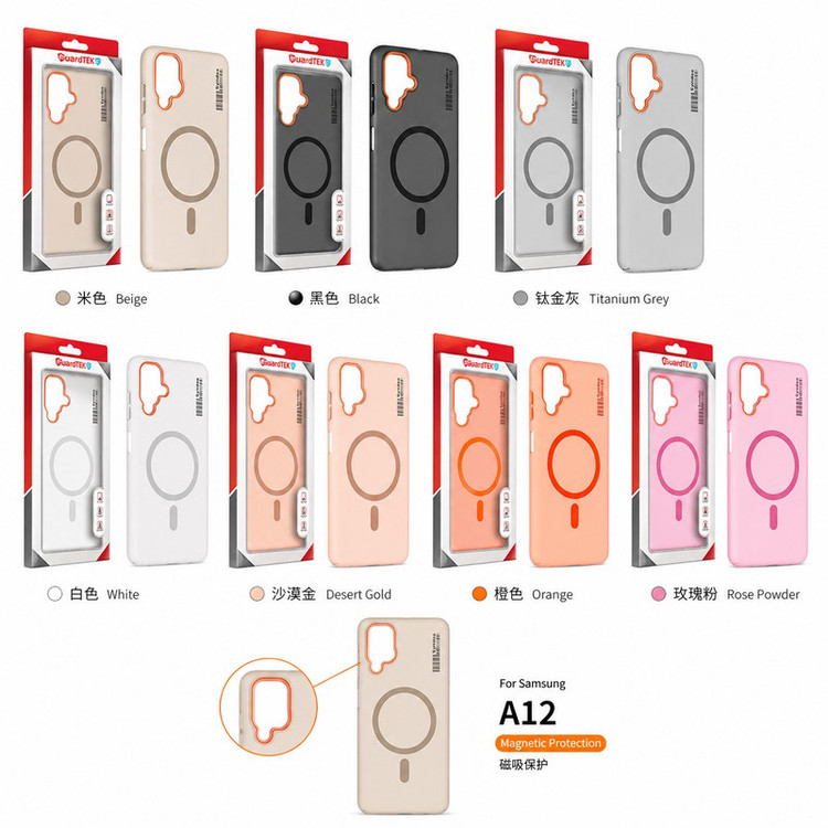 کاور گاردتک اساک مدل Syndee Pastel Clear مناسب برای گوشی موبایل سامسونگ Galaxy A12